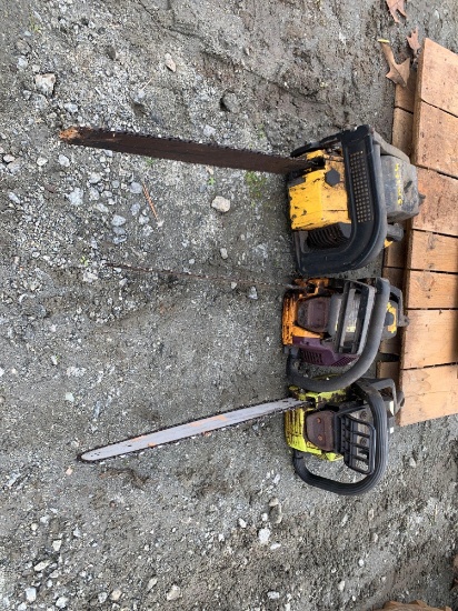 QTY OF 3 CHAINSAWS