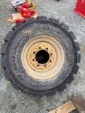 Qty (2)Skid Steer 12-16.5 Tires