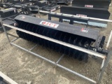 UNUSED JCT 72IN HYDRAULIC ROTARY ANGLE BROOM