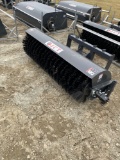 UNUSED JCT 72IN HYDRAULIC ROTARY ANGLE BROOM