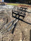 UNUSED KIVEL 48IN SKID STEER FORK ATTACHMENT