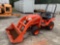 KUBOTA BX2350D 4x4 TRACTOR AND LOADER