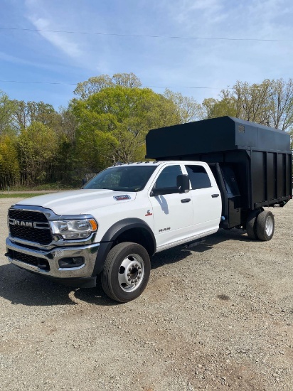 2021 Dodge Ram 5500HD 4x4 CREW CAB CHIPPER BODY DUMP TRUCK