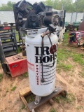 Skid Mounted Iron Horse Upright Shop Air Compressor