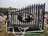 GREAT BEAR 14FT BI PARTING WROUGHT IRON GATE