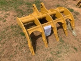 UNUSED LANDHERO 60IN HEAVY DUTY ROOT RAKE