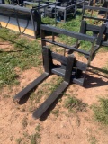 UNUSED 2023 WOLVERINE MINI SKID STEER FORKS