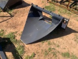 UNUSED 2023 WOLVERINE SKID STEER SPADE BUCKET