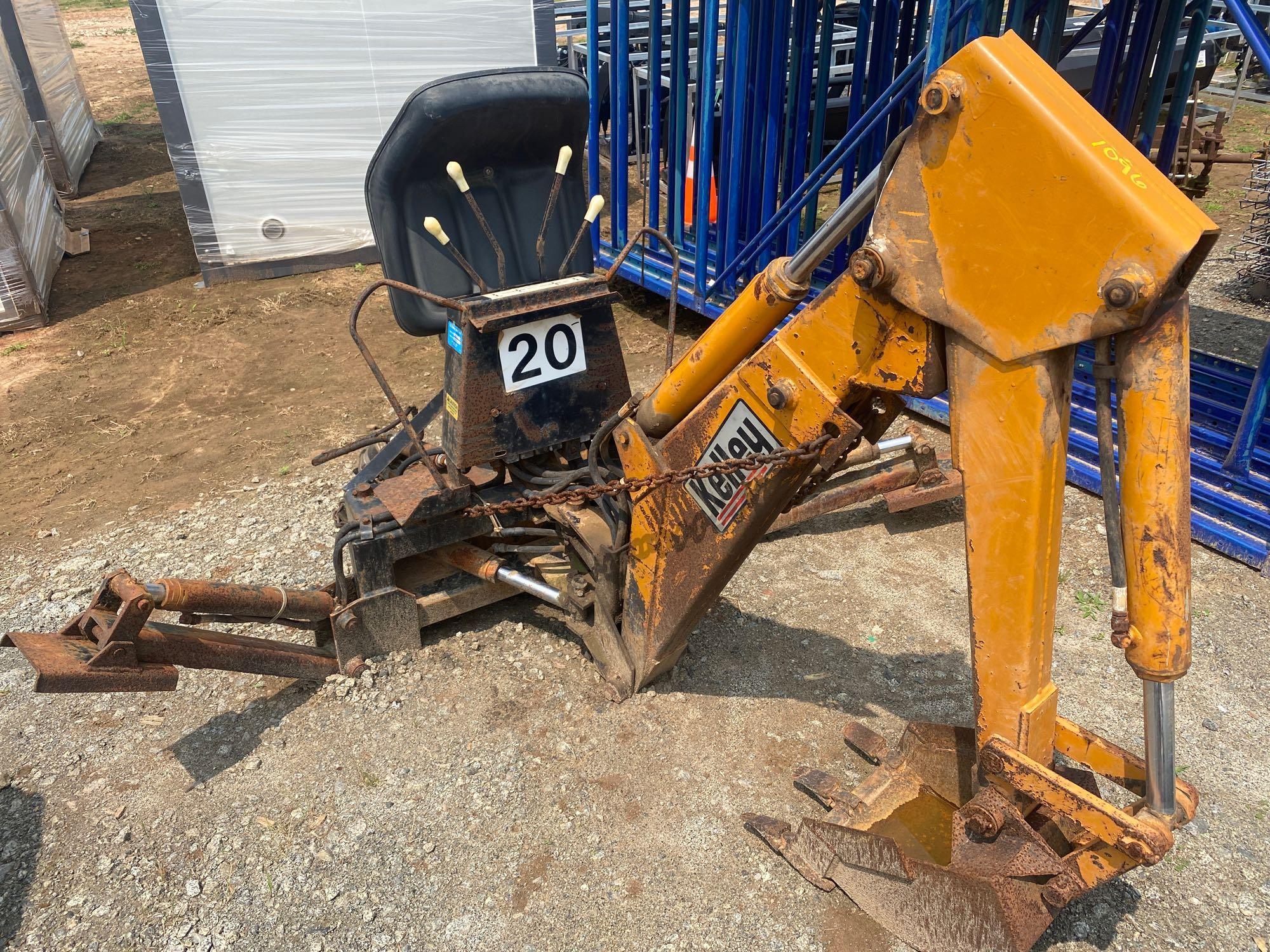 Kelley Backhoe Tractor Attachment W/12IN Bucket Proxibid