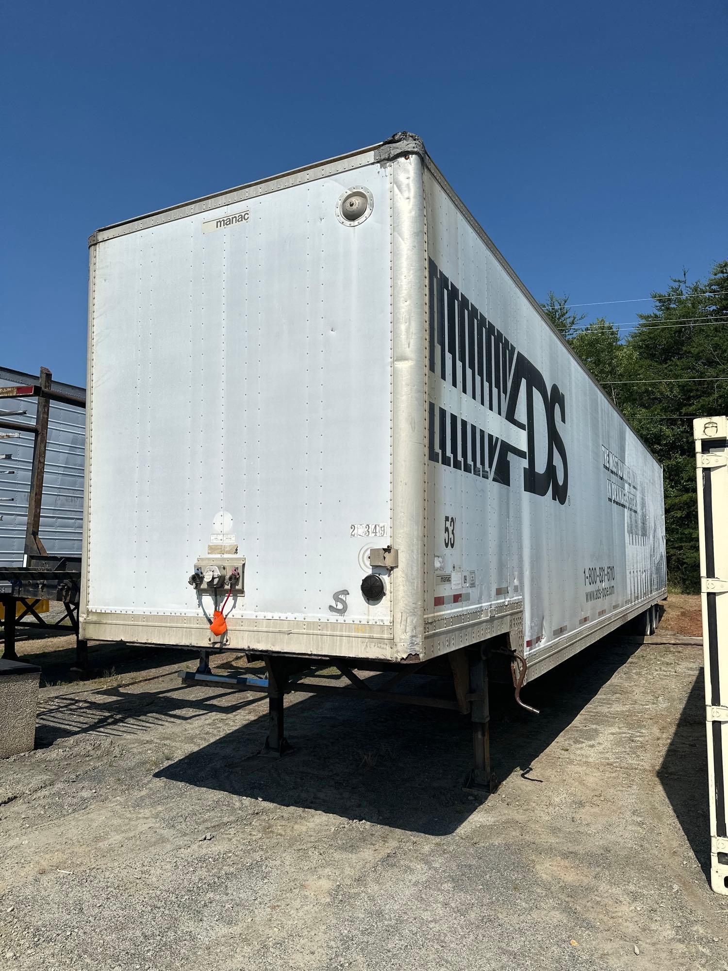 2005 MANAC 53FT T/A DROP FLOOR VAN TRAILER Proxibid