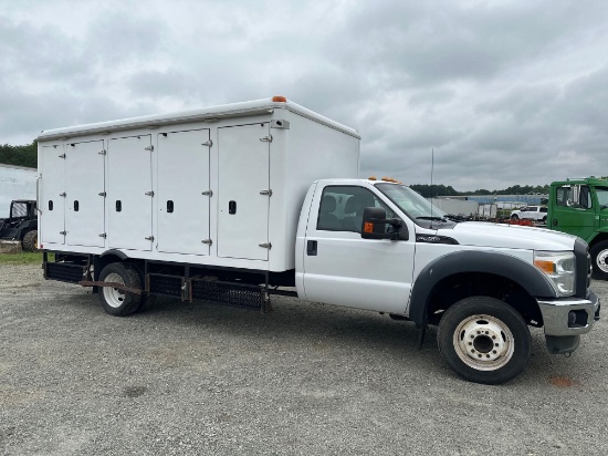 2015 FORD F550 S/A 17FT REEFER BODY TRUCK