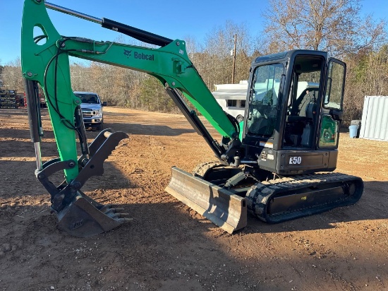 2017 BOBCAT E50 MINI EXCAVATOR
