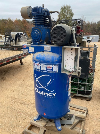 2016 Quincy Upright 7.5 HP 80 Gallon Electric Shop Air Compressor