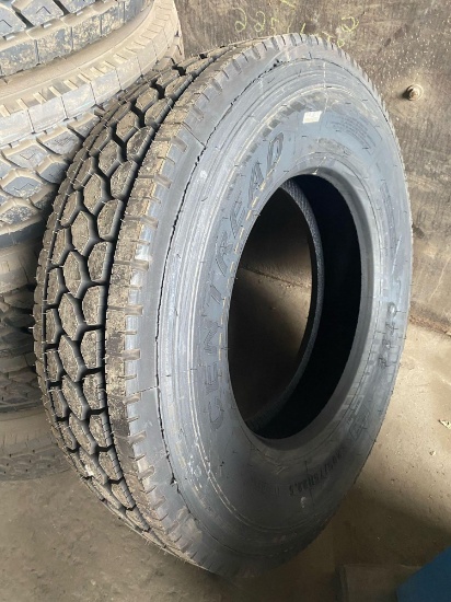 Qty(8) Unused 295/75R22.5 Low Profile Truck Tires