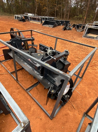LandHonor Skid Steer 72IN Power Rake Attachment