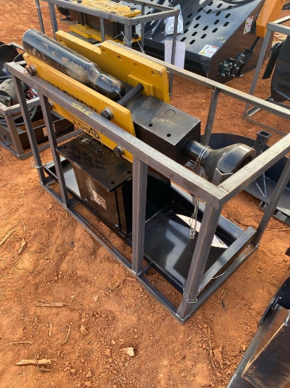 Agrotk 680 Skid Steer Post Driver