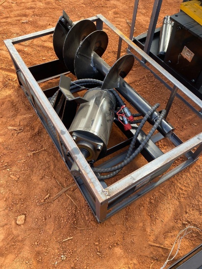 Agrotk Skid Steer Auger Attachment