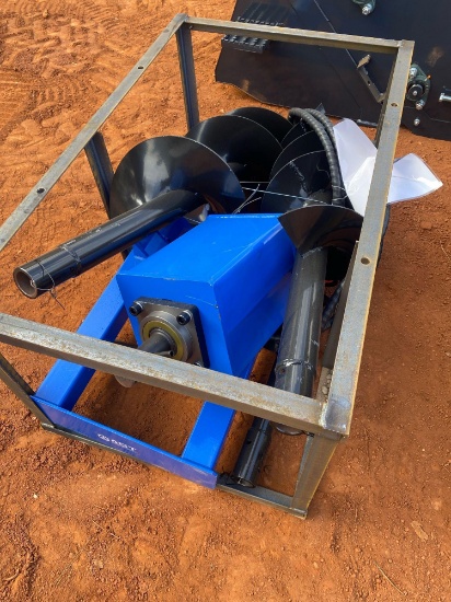 Agrotk Skid Steer Auger Attachment