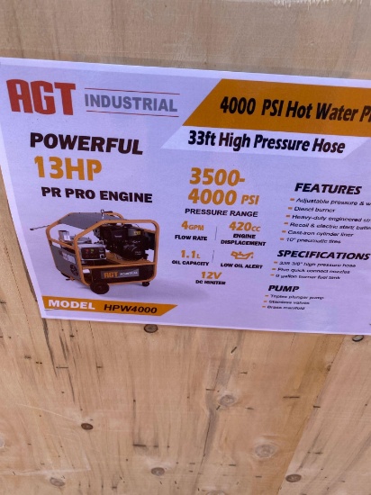 AGT Industrial HPW4000 Hot Water Pressure Washer