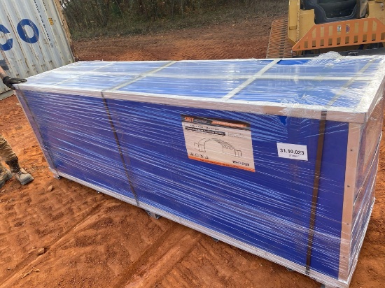 AGT Industrial 4040 Peak Roof Container Shelter