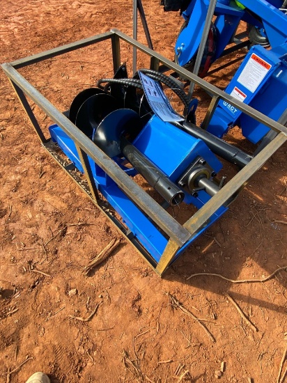 Agrotk Skid Steer Auger Attachment