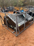Topcat 72IN Skid Steer Landscape Rake