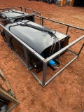Mower King 72IN Skid Steer Sweeper Broom Box Attachment