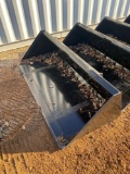 72IN Skid Steer Bucket