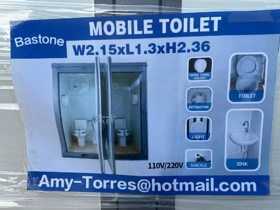 BASTONE HIS AND HER MOBIL TOILETS