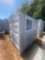 8 FOOT OFFICE CONTAINER WITH DOOR AND WINDOW
