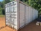 40 FOOT HIGH CUBE FOUR SIDE DOOR ONE FRONT DOOR ONE TRIP SEA CONTAINER