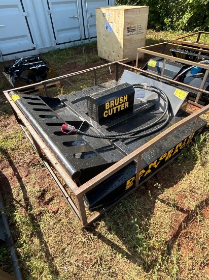 Unused Mower King 72IN Skid Steer Brush Cutter Attachment
