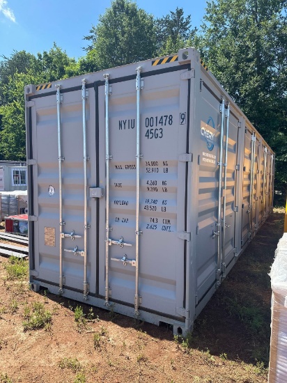 40FT HIGH CUBE 4 SIDE DOOR 1 FRONT DOOR ONE TRIP CONTAINER