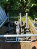 Unused Skid Steer Auger Attachment W/3 Bits