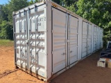 40 FOOT HIGH CUBE FOUR SIDE DOOR ONE FRONT DOOR ONE TRIP SEA CONTAINER