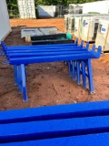 Qty(5) Metal Saw Horse Stands
