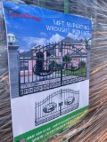GREAT 14 FT BI PARTING WROUGHT IRON GATE