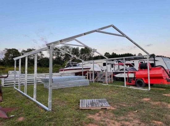 24 X 26 HEAVY DUTY METAL BUILDING FRAME