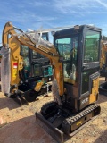 2024 AGT H13R Enclosed Cab Mini Excavator
