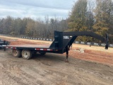 2001 STOLL 8x14 T/A DUMP GOOSENECK TRAILER