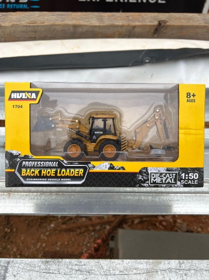 Qty (5) 1:50 Scale Die Cast Loader Backhoe