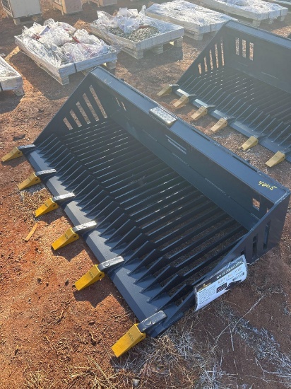 LandHonor 66IN Skid Steer Rock Bucket