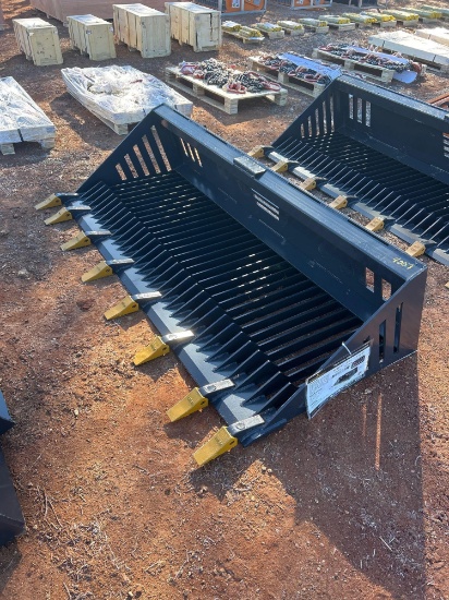 LandHonor 78IN Skid Steer Rock Bucket