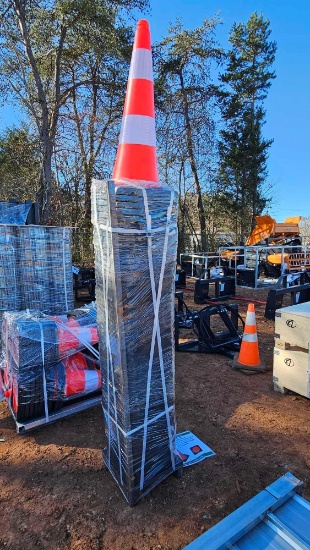 Allmetal Qty (60) Highway Traffic Cones
