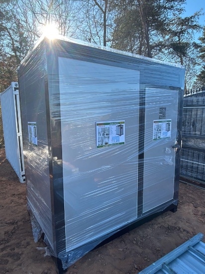 Allmetal Portable Restroom W/Shower