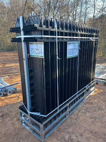Allmetal 8FT x 6FT Powder Coated Steel Site Fence