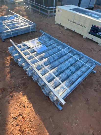 AllMetal Qty(10) Rolls Hot-Dip Galvanized Field Fence