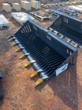 LandHonor 78IN Skid Steer Rock Bucket