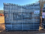 Allmetal 7FT H x 20FT L Metal Farm Driveway Gate
