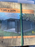 13FT x 20FT Single Garage Metal Shed